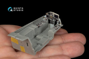 Quinta Studio QD48214 F-15C PAD - Intérieur imprimé en 3D et coloré, amélioré et décoré sur papier décalcomanie avec pièces en résine (GWH) 1/48 – image 5