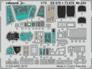 Eduard 73678 Mi-24V ZVEZDA 1/72