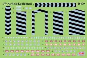 ICM 48409 Équipement de terrain d&amp;#39;aviation de la Luftwaffe 1/48 – immagine 5
