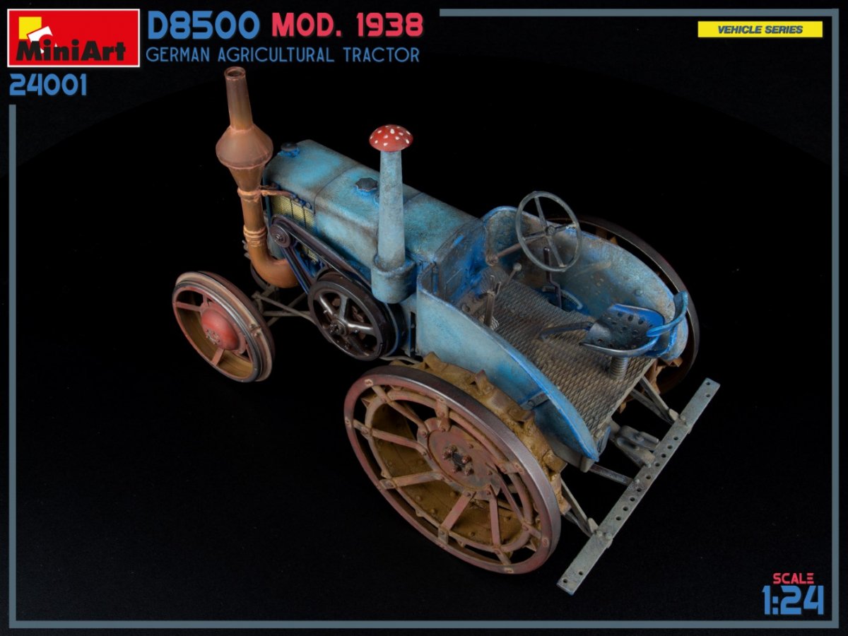 MiniArt 24001 Tracteur agricole allemand D8500 modèle 1938, échelle 1/24 – Bild 17