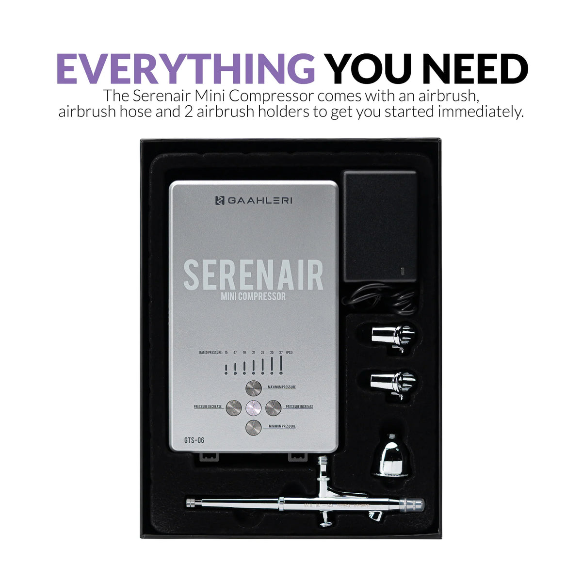 Gaahleri 42939 Ambition Series GTS-06 Serenair Mini Air Compressor