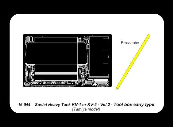 Aber 16044 Char lourd russe KV-1 ou KV-2 vol. 2 - Boîtes à outils (version initiale, 1/16) – imagen 8