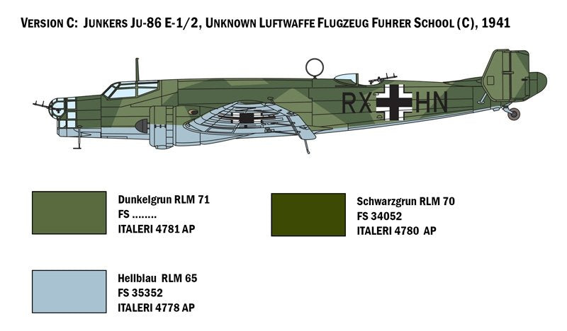 Italeri 1391 JU 86 E1/E2 1/72 – imagen 5