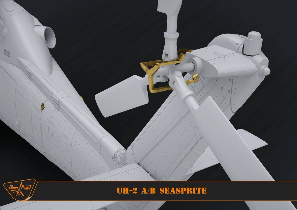 Hélice transparente ! Kit avancé CP72002 UH-2 A/B Seasprite ADVANCED au 1/72 – immagine 14