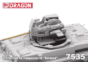Dragon 7535 3.7cm FlaK 43 Flakpanzer IV &amp;quot;Ostwind&amp;quot; 1/72 – image 5