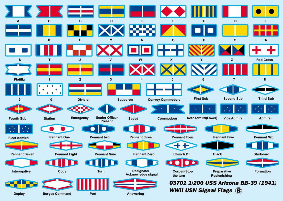 Trumpeter 03701 USS Arizona BB-39 1/200 – immagine 46