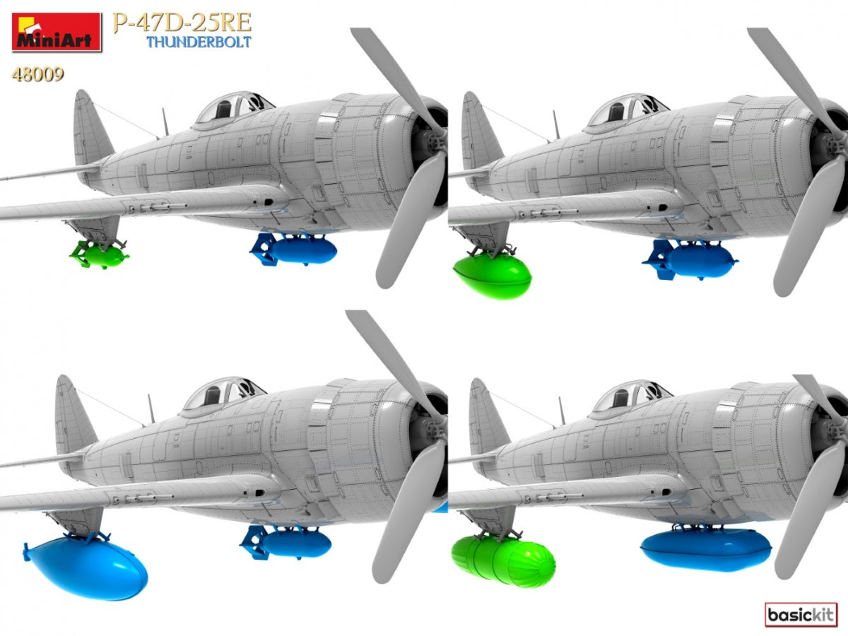 MiniArt 48009 P-47D-25RE THUNDERBOLT. KIT DE BASE 1/48  – immagine 18