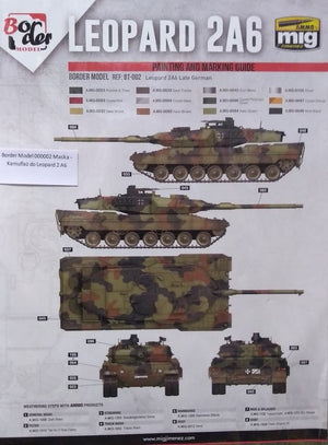 Masque Border Model 000002 - Camouflage pour Leopard 2 A6