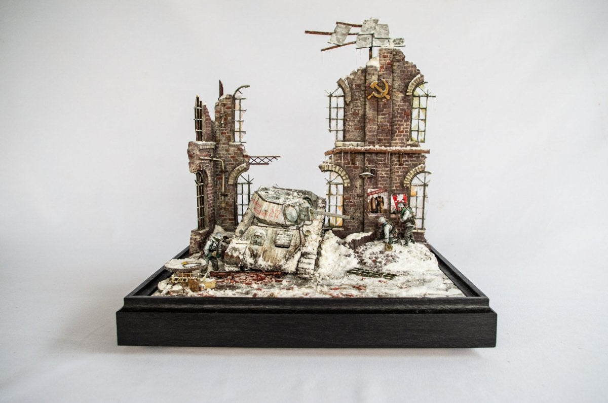 RT-Diorama 35302 Socle de diorama : « Wintergewitter » Opération Tempête d&amp;#39;hiver 1/35 – image 14