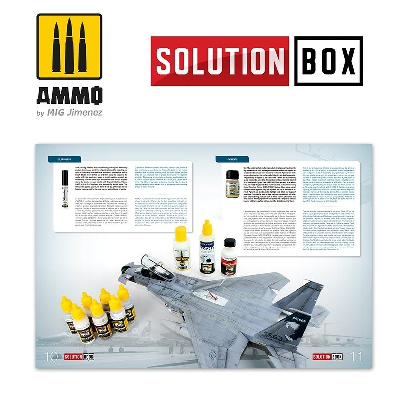AMMO de Mig Jimenez 6509 Comment peindre les chasseurs gris de l&amp;#39;USAF Navy - Livre de solutions – immagine 3