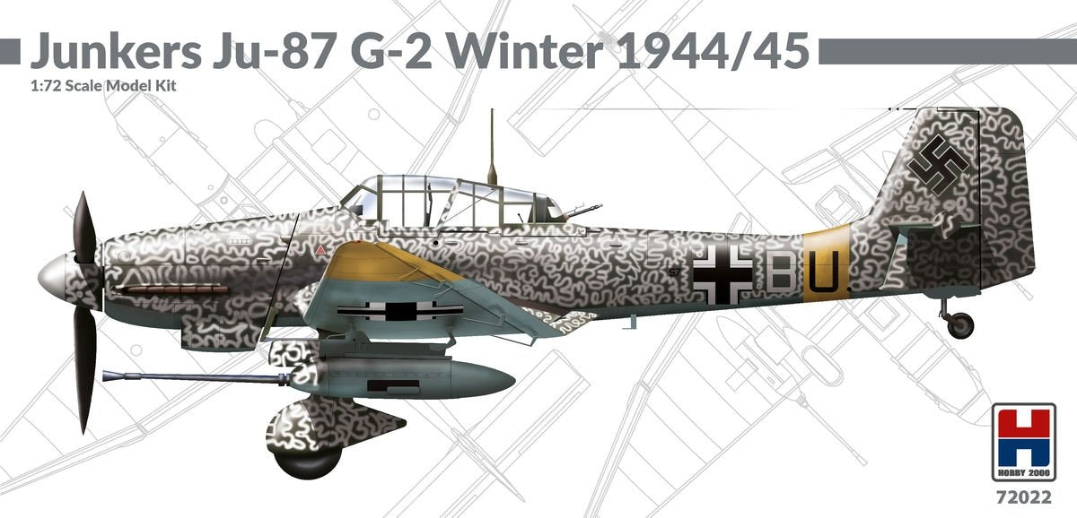 Hobby 2000 72022 Junkers Ju-87 G-2 Winter 1944/1945 1/72