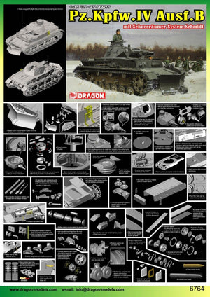 Dragon 6764 Pz.Kpfw.IV Ausf.B avec Schneeraumer System Schmidt (1/35) – image 4