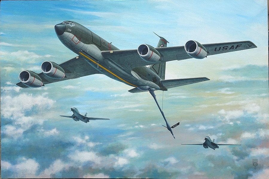 Roden 350 Boeing KC-135R Stratotanker 1/144 