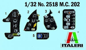 Italeri 2518 Macchi M.C. 202 Folgore 1/32 – zdjęcie 8