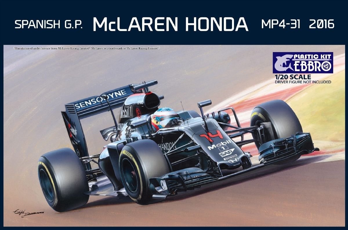 Ebbro 20018 McLAREN HONDA MP4-31 GP D'ESPAGNE 1/20