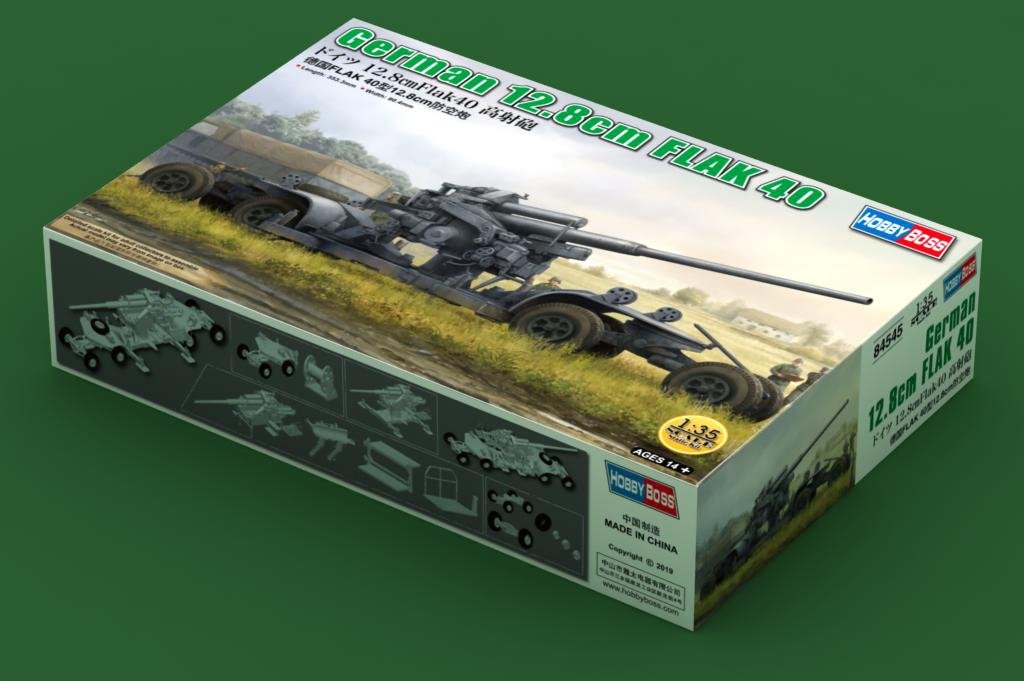 Hobby Boss 84545 Canon antiaérien allemand FLAK 40 de 12,8 cm, échelle 1/35 – Bild 2