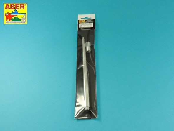 Canon Aber 16L-13 88 mm KwK 43/3 L/71 (une pièce) pour tourelle Porsche King Tiger sans frein de bouche 1/16 – Bild 3