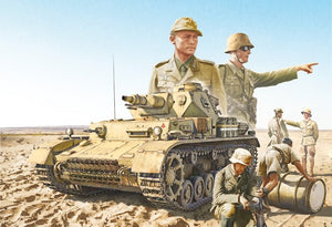 Italeri 6593 Pz.Kpfw.IV F1/F2/G avec infanterie Afrika Korps 1/35