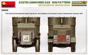 Miniart 39009 Voiture blindée Austin modèle 1918. Service britannique. Front de l&amp;#39;Ouest. Maquette intérieure 1/35 – immagine 12