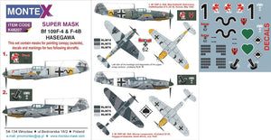 Montex K48207 Bf 109F-4 &amp;amp; F-4B 1/48
