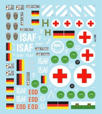 Star Decals 35-C1268 Casques bleus afghans - ISAF 2 1/35 – Bild 2
