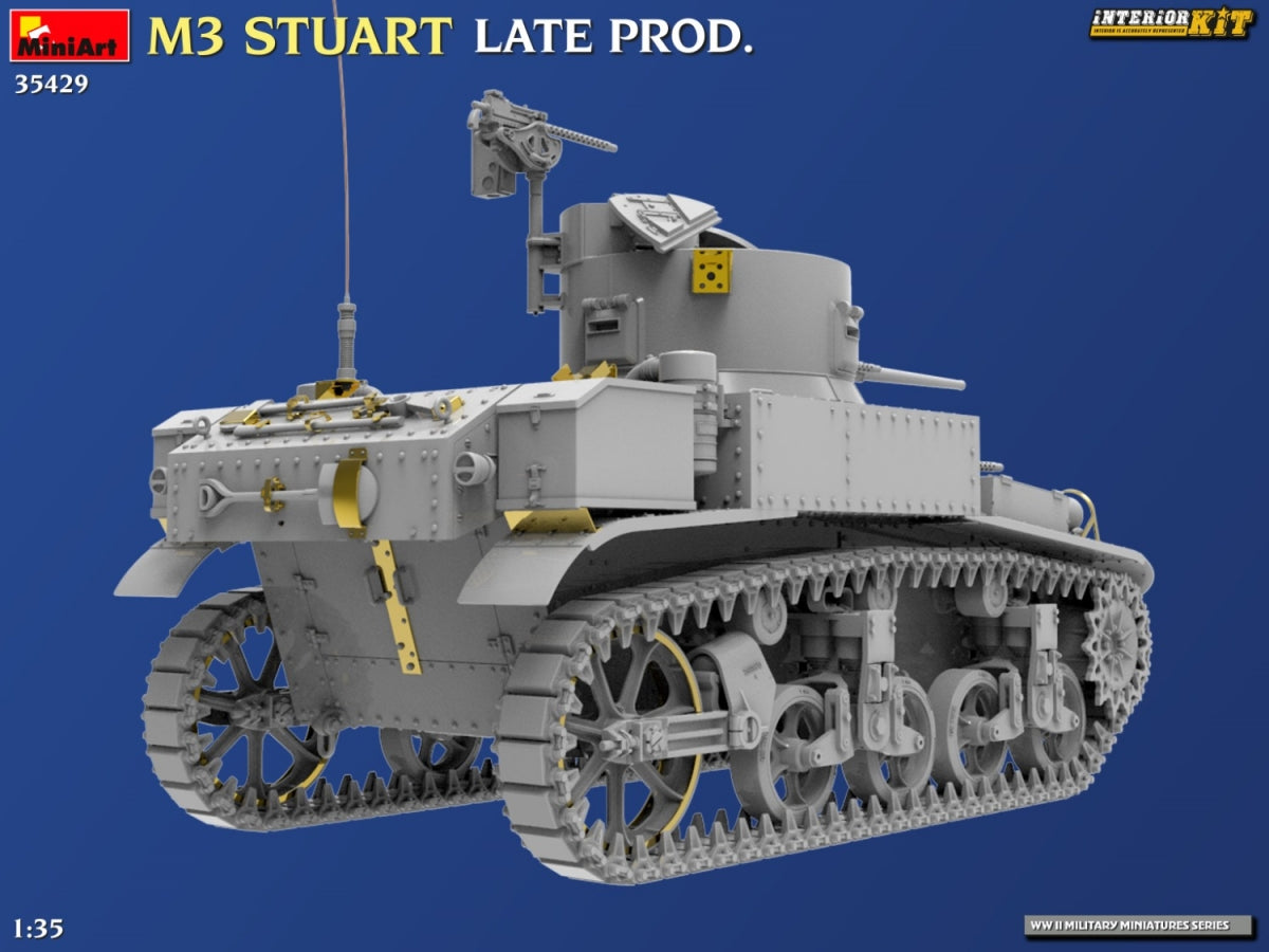 MiniArt 35429 M3 STUART LATE MANUFACTURER INTERIOR KIT 1/35 – image 4