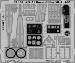 Planeur Horsa AS 51 Mk. d&amp;#39;Eduard 33154 et Bronco au 1/35