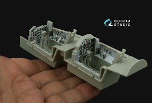 Intérieur imprimé en 3D et coloré du MiG-29UB (Trumpeter) de Quinta Studio QD32227, échelle 1/32 – immagine 12