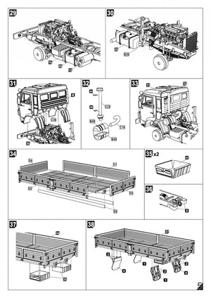 Armory Models 72448-R Russian Modern 6×6 Military Cargo Truck mod.43114 1/72 – zdjęcie 11