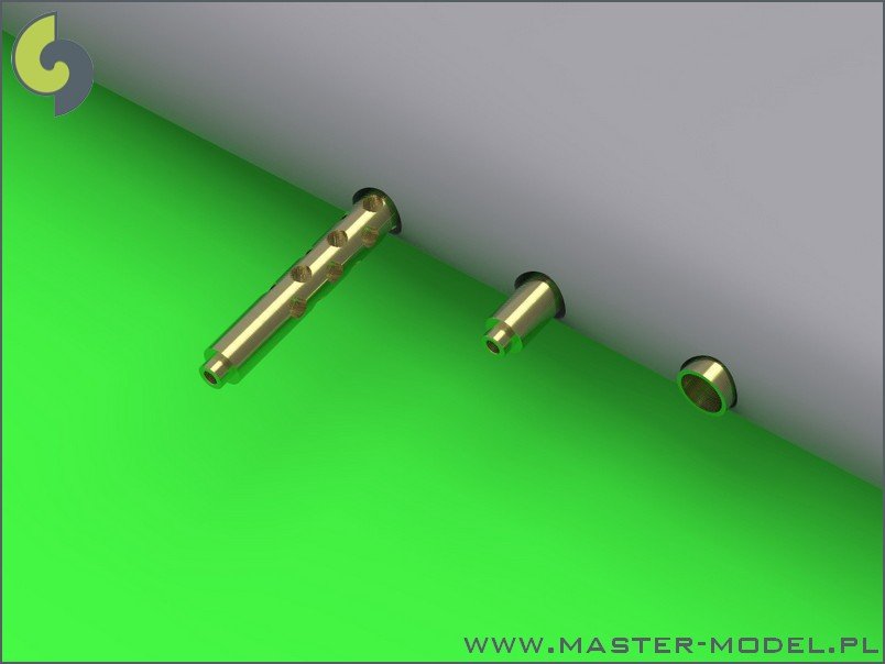 Master AM-72-086 F6F Hellcat - armement initial (canons Browning de calibre .50 avec chemises de refroidissement percées) (1/72) – immagine 2