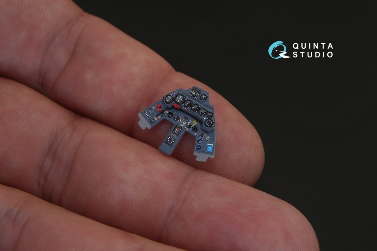 Intérieur imprimé en 3D et coloré sur papier décalcomanie Quinta Studio QD48156 FW 190A-5 (pour maquette Hasegawa) 1/48  – immagine 6