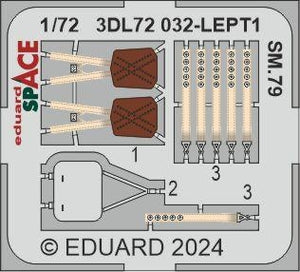 Eduard 3DL72032 SM.79 SPACE ITALERI 1/72 – Bild 2