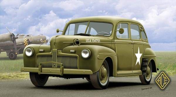 Voiture d'état-major de l'armée américaine ACE 72298, modèle 1942 (1/72) 