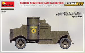 MiniArt 39005 AUSTIN BLINDÉ 3E SÉRIE : SERVICE UKRAINIEN, POLONAIS, GÉORGIEN, ROUMAIN. KIT D&amp;#39;INTÉRIEUR 1/35  – imagen 8
