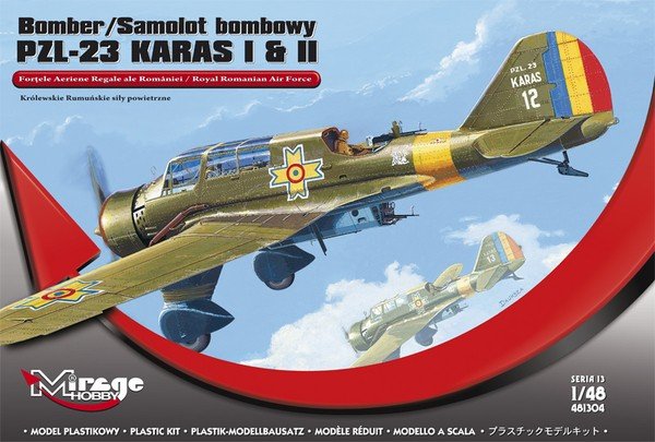 Mirage Hobby 481304 PZL-23 KARAS I &amp; II 'Force aérienne royale roumaine' (1/48)