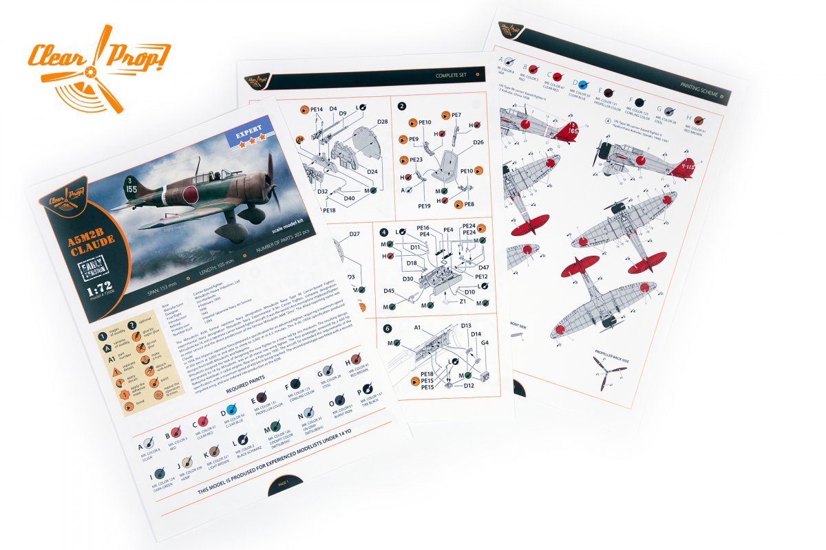 Propulseur transparent ! CP72008 A5M2b Claude version initiale KIT EXPERT 1/72 – Bild 22