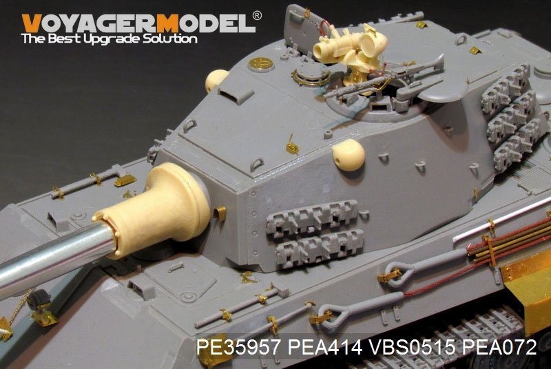 Maquette Voyager PE35957 Char King Tiger allemand de la Seconde Guerre mondiale (tourelle Hensehel) pour HOBBYBOSS 84533 1/35 – image 12
