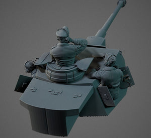 Panzer Art FI35-099 Équipage de tourelle de Panzerjacke allemand (chars PzIII et PzIV) 1/35 – Bild 2