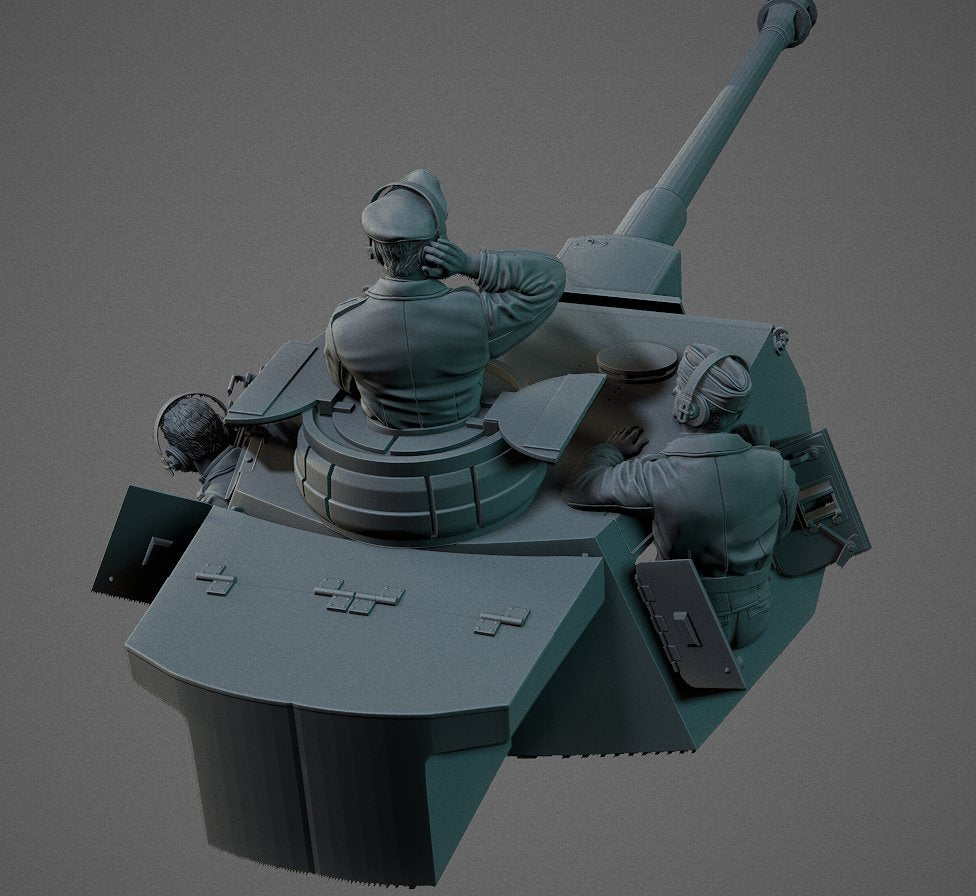 Panzer Art FI35-099 Équipage de tourelle de Panzerjacke allemand (chars PzIII et PzIV) 1/35 – Bild 2