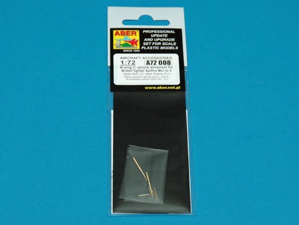 Aber A72 008 B wing (1 variante) armement pour chasseur britannique Spitfire Mk.I à V ; Hispano 20mm x 2 (1 variante), Browning .30 pointes x 4 (1/72) – Bild 5
