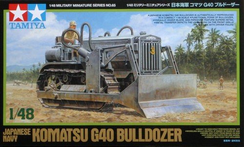 Tamiya 32565 Bulldozer Komatsu G40 de la Marine japonaise (Seconde Guerre mondiale) (1/48)