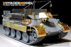 Maquette Voyager PE35979 Bergepanther Ausf.A allemand de la Seconde Guerre mondiale (type ancien, porte-outils Panther A) - Base pour TAKOM 2101 au 1/35 – Bild 2