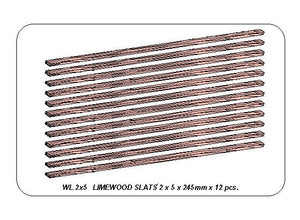 Aber WL2X5 Lattes de tilleul en bois 2x4x245mm x12 pièces. – Bild 3