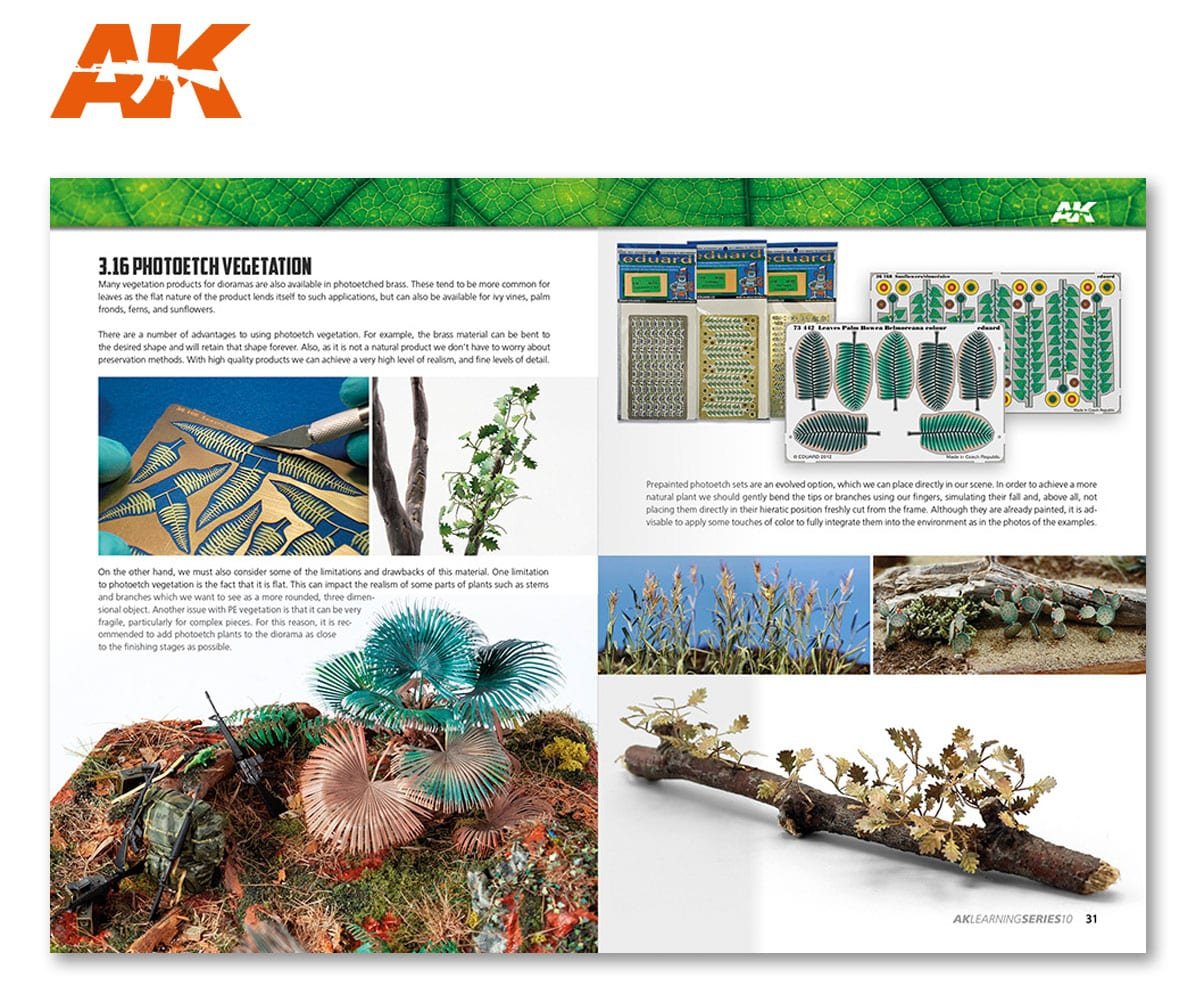 AK Interactive AK295 AK APPRENTISSAGE 10 : MAÎTRISER LA VÉGÉTATION DANS LA MODÉLISATION – imagen 8