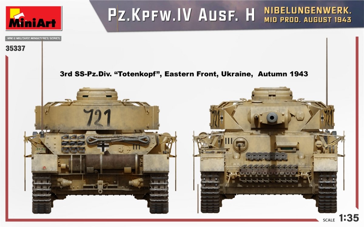 MiniArt 35337 Pz.Kpfw.IV Ausf. H NIBELUNGENWERK. MOYENNE PROD. AOÛT 1943 1/35 – image 4