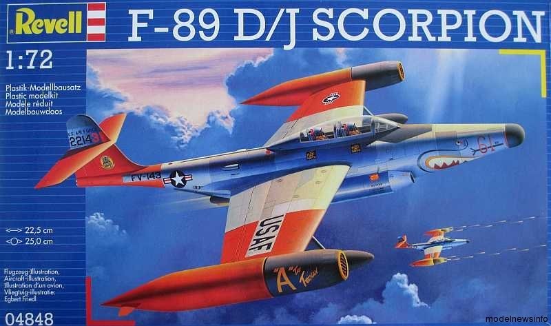 Revell 04848 F-89 D/J SCORPION (1/72)