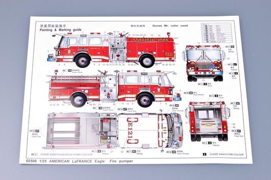 Camion de pompiers américain LAFRANCE Eagle (1/25) – image 3