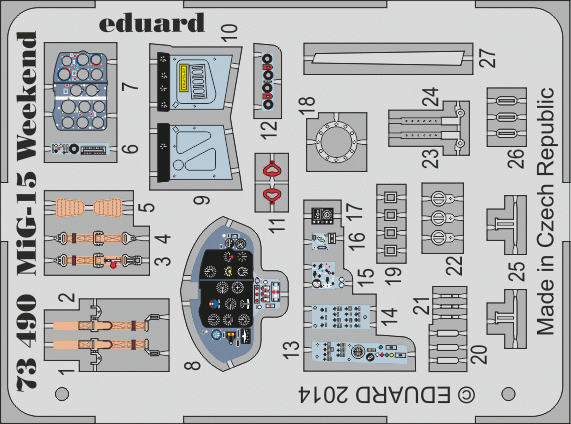 Eduard 73490 MiG-15 Week-end 1/72 EDUARD