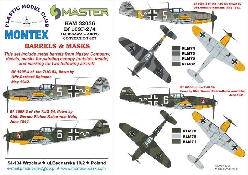 Montex KAM32036 Bf 109F-2/4 1/32 