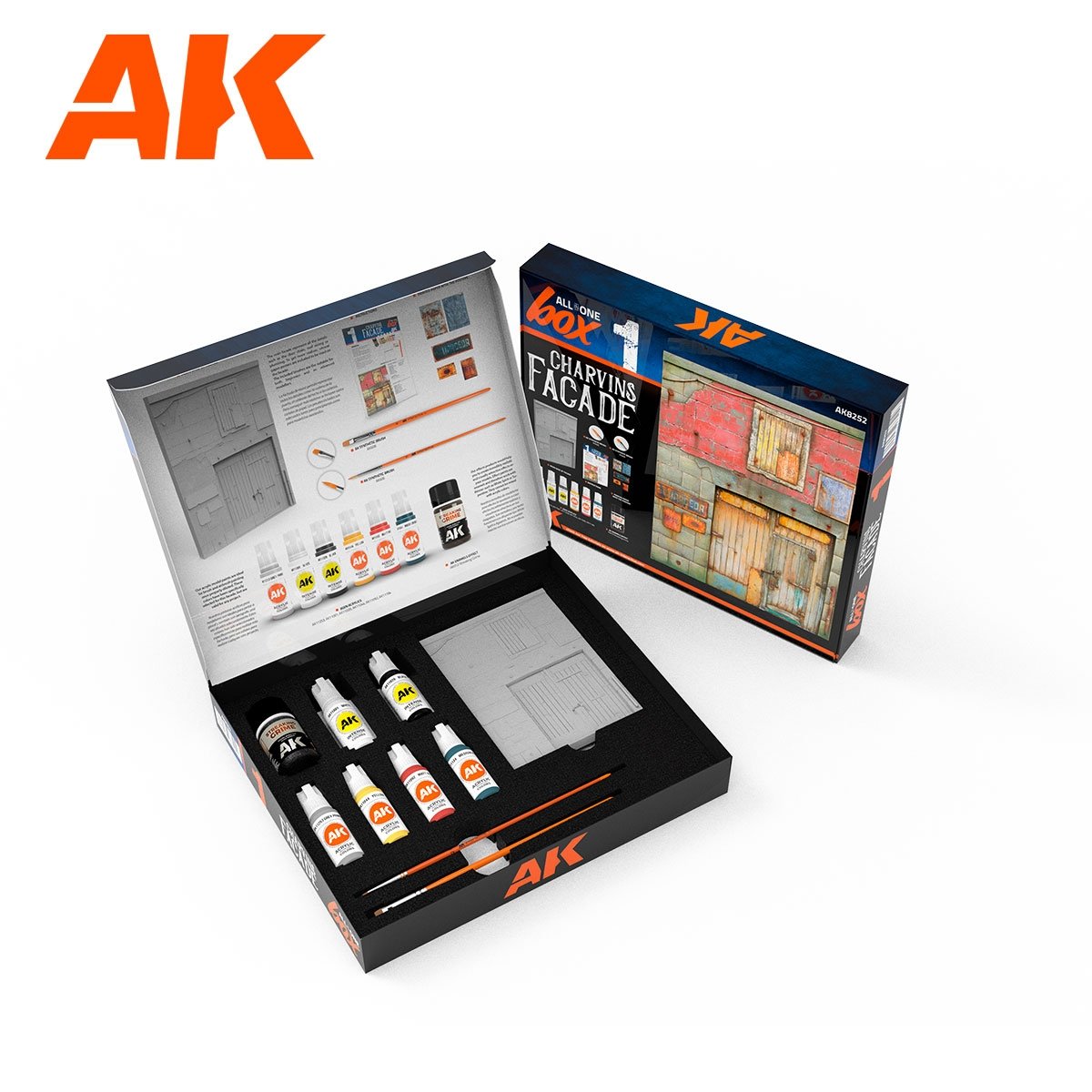 AK Interactive AK8252 ENSEMBLE TOUT-EN-UN - BOÎTE 1 – FAÇADE CHARVINS – immagine 2